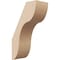 Ekena Millwork 3-inch W x 6-inch D x 10-inch H Carmel Rough Cedar Woodgrain TimberThane Knee Brace, Primed BRCUR03X06X10CARRCPR - alternate 1